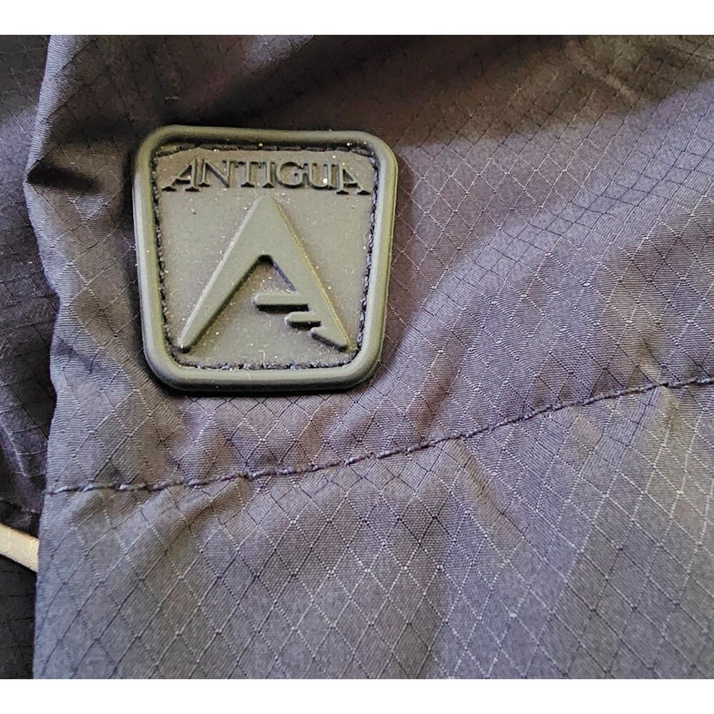 Vintage Antigua 2006 John Gibson Cup Men’s L Navy 1/4 Zip Windbreaker Jacket - Picture 13 of 16